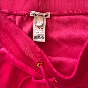 Juicy couture, hot pink track pants